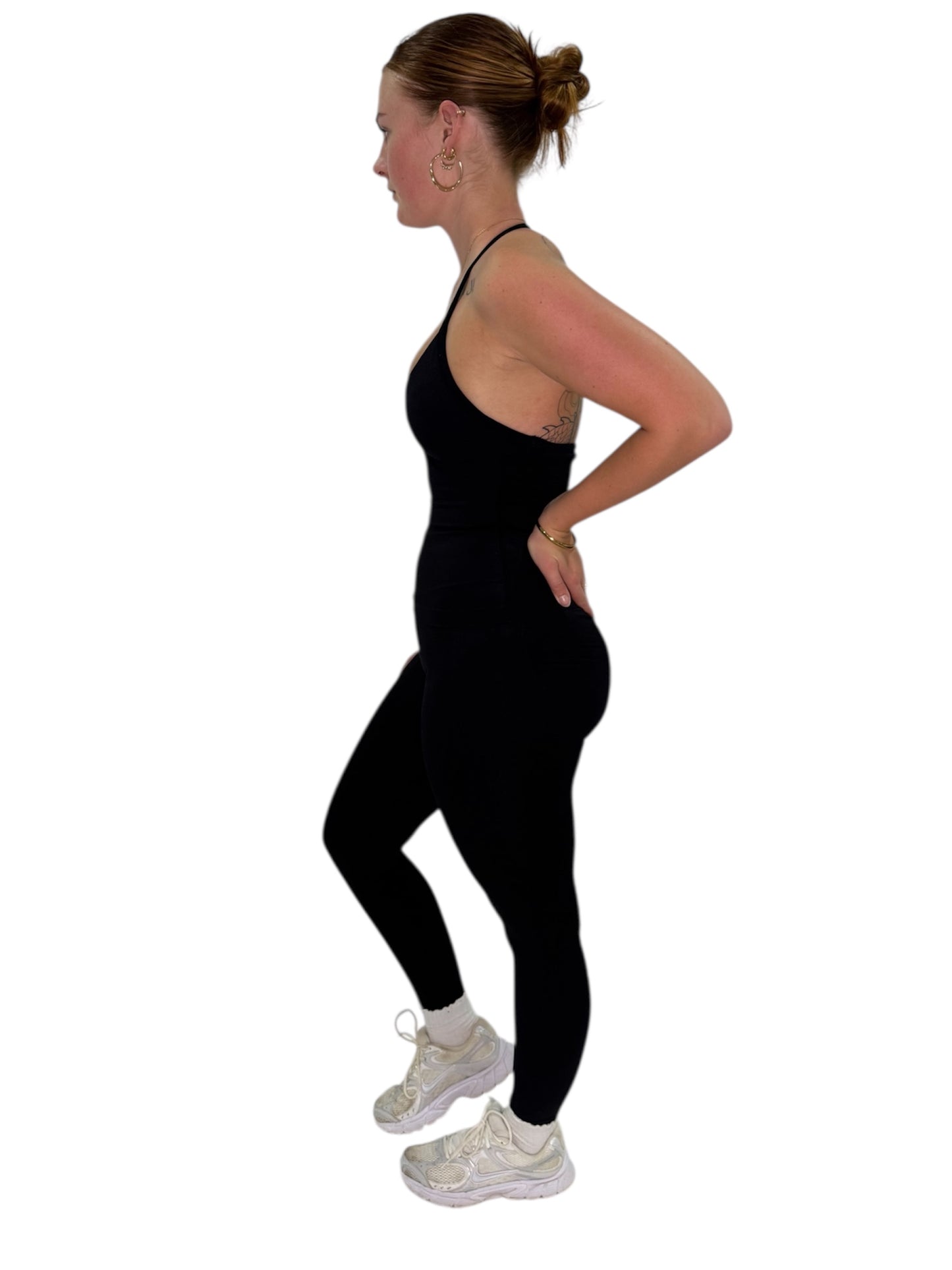 LUXE CONTOUR TOP - BLACK