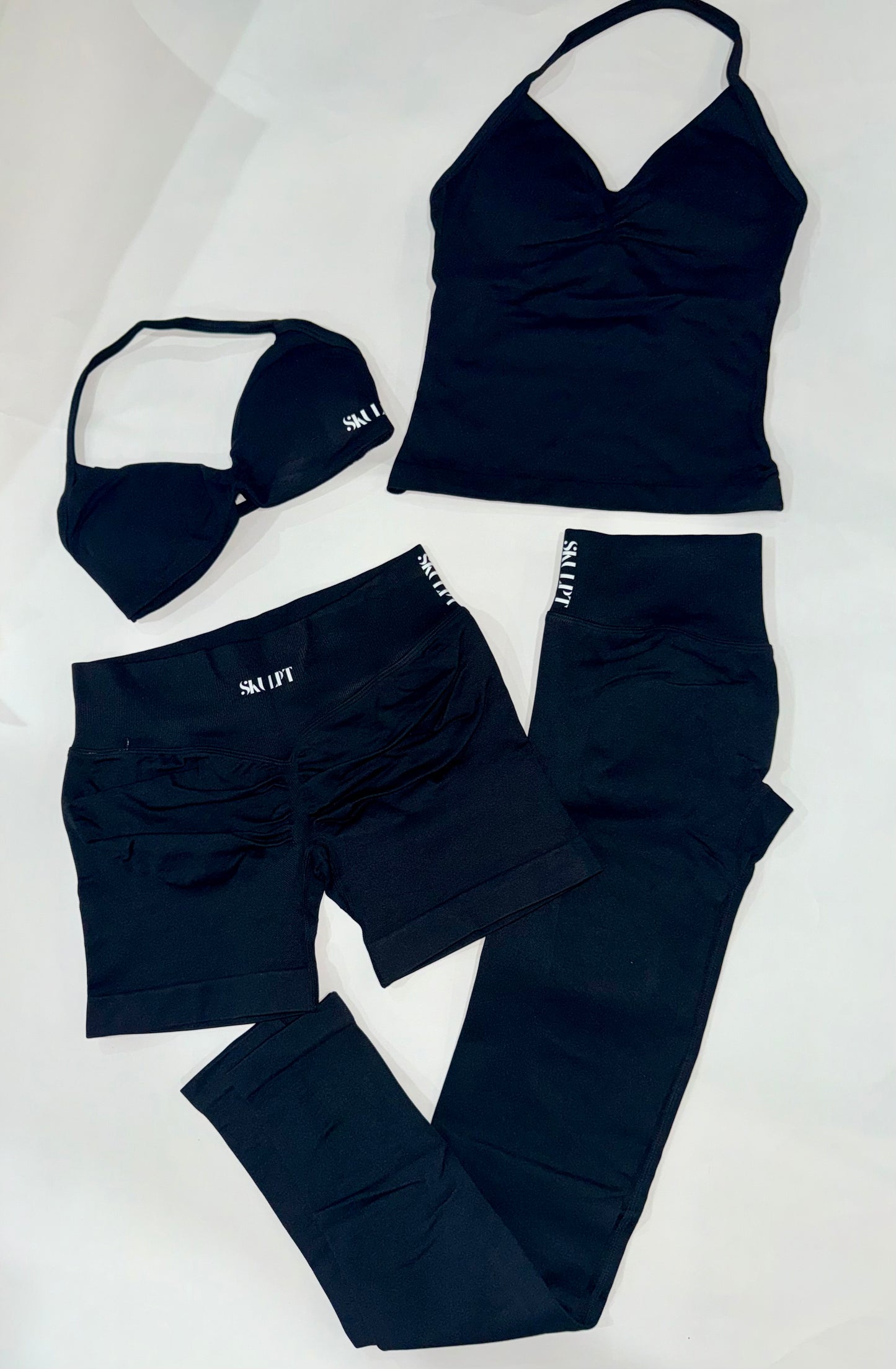 LUXE CONTOUR TOP - BLACK