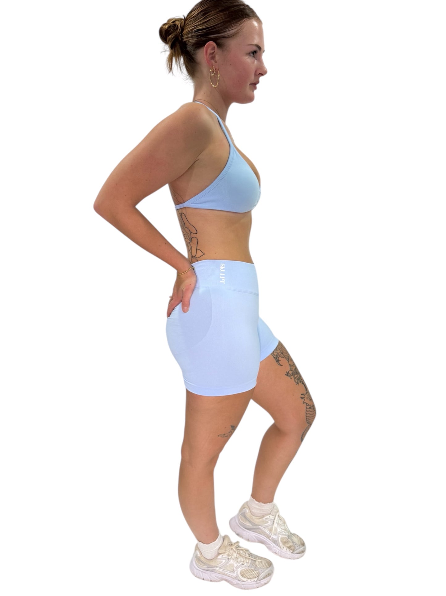 LUXE SKYE BLUE SHORTS