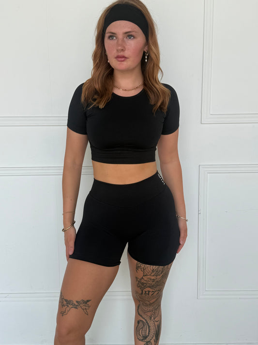 LUXE - BLACK SHORTS