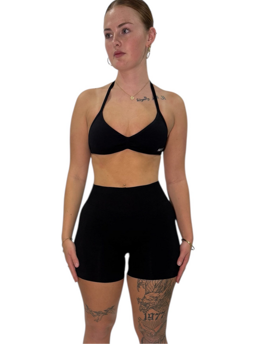 LUXE HALTER - BLACK