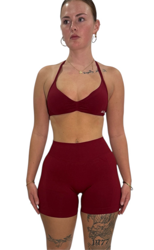 LUXE HALTER - CHERRY RED