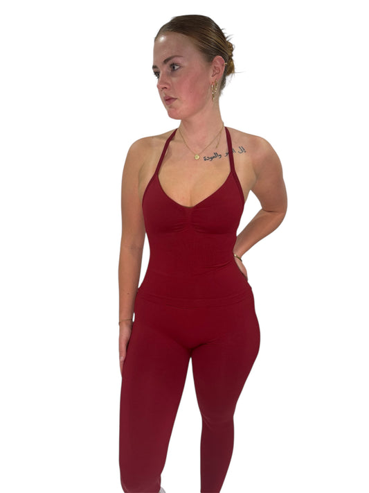 LUXE CONTOUR TOP - CHERRY RED
