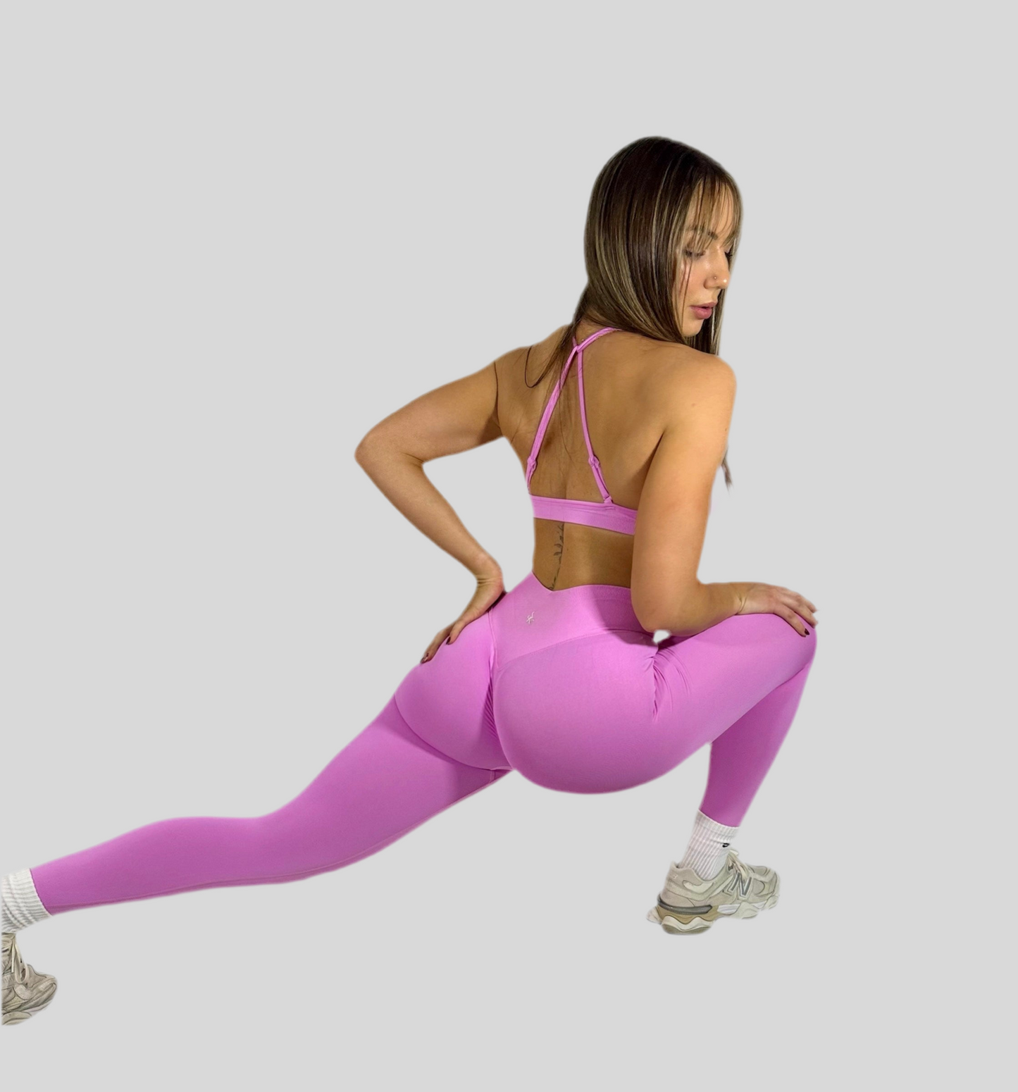 BARBIE PINK SKULPT BBL LEGGINGS