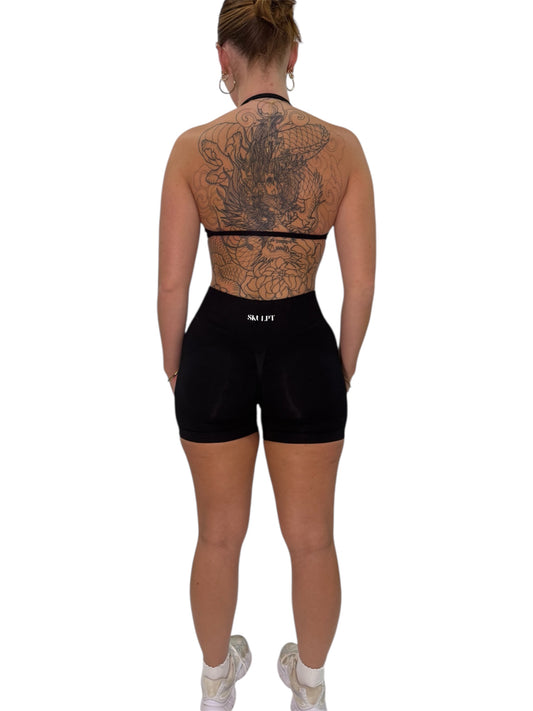 LUXE HALTER - BLACK