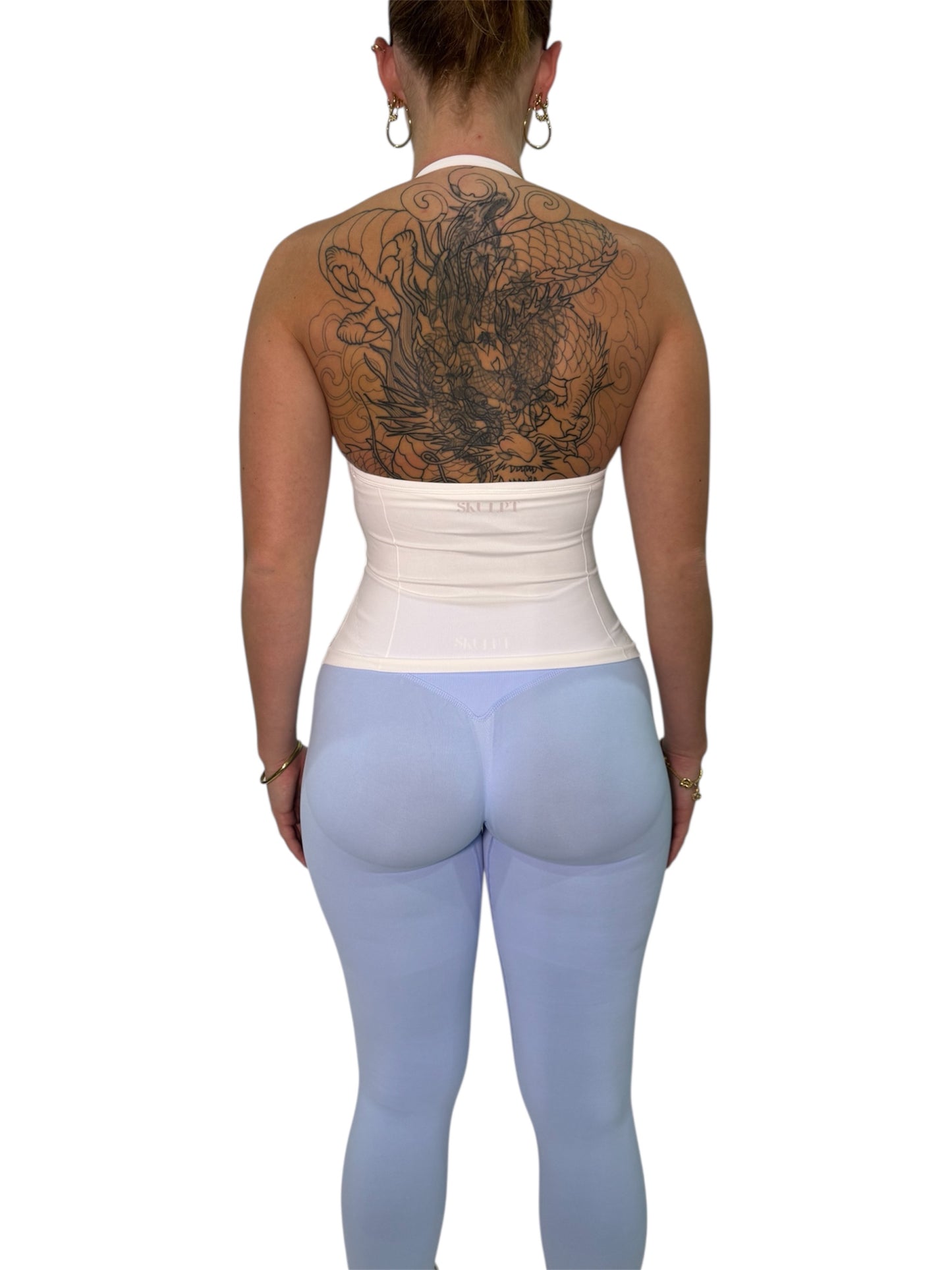 LUXE CONTOUR TOP - WHITE